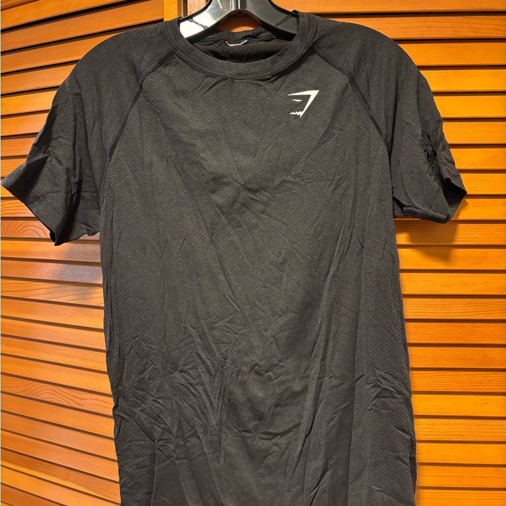 Gymshark black athletic shirt